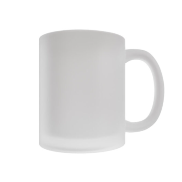 Personal 11oz Glass Frosted Sublimation Mug Sizes