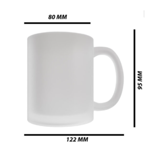 Custom 11oz Glass Frosted Sublimation Mug Sizes Inside (2)