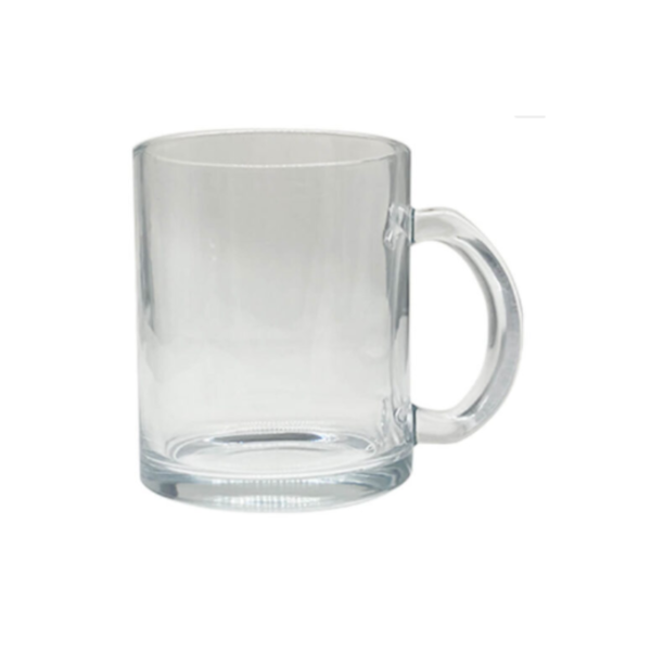 Personal 11oz Glass Transparent Sublimation Mug